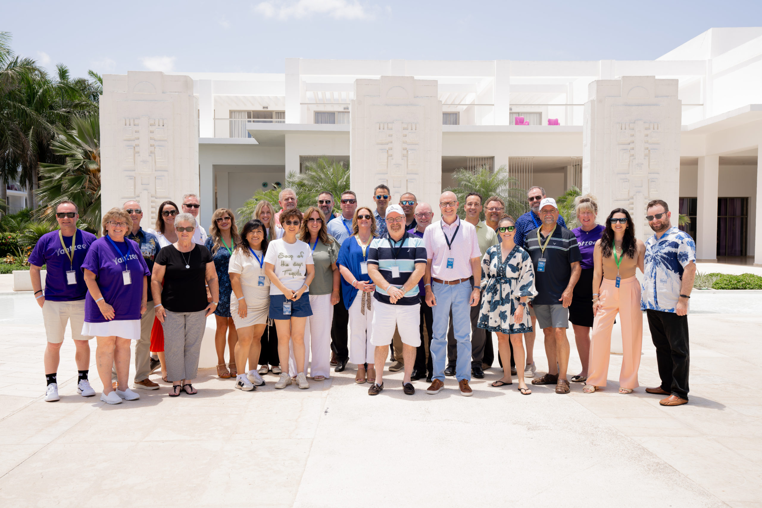 The A&A Optical Team in Cancun, Mexico
